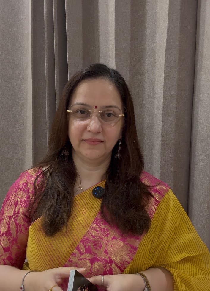 Ekta Sharma, host of the live Tarot webinar